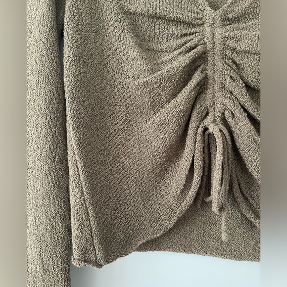 Oak + Fort Tie Front Sweater - Picture 3 of 4